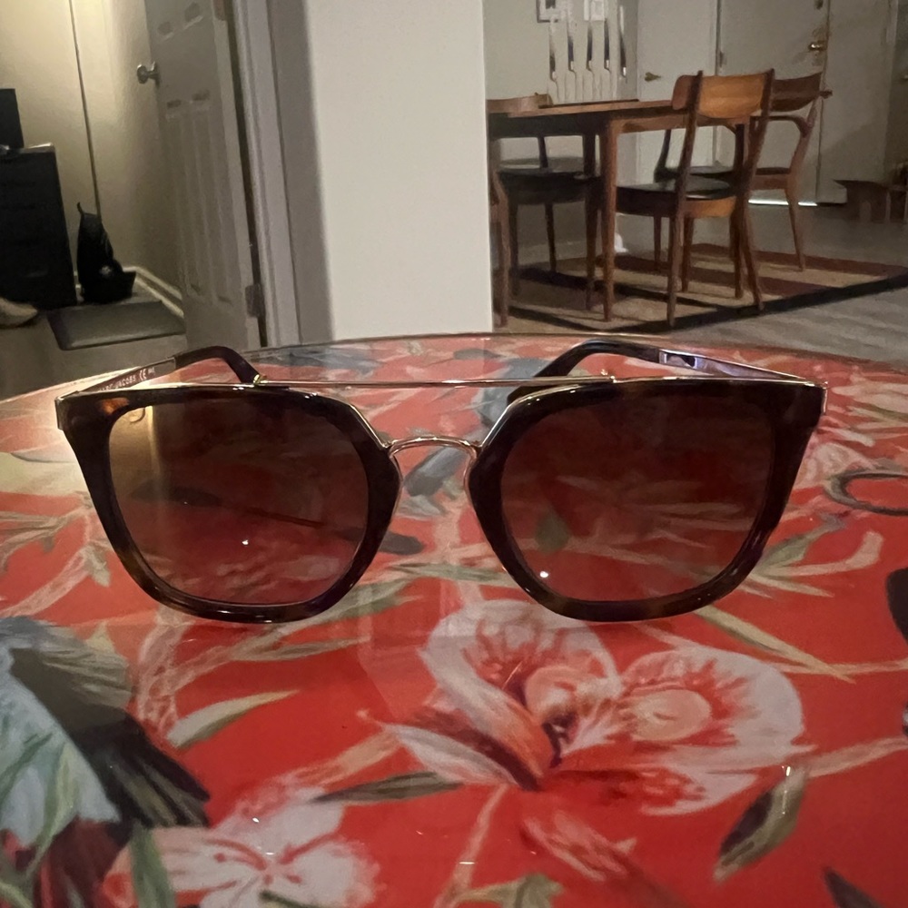 Marco Jacobs tortoise and metal sunglasses